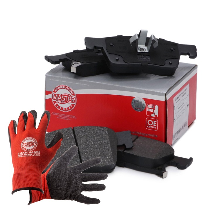 Fékbetét készlet, első, Master Sport Germany, 13046121392N-SET-MS