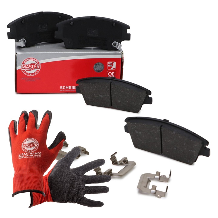 Fékbetét készlet, első, Master Sport Germany, 13046121972N-SET-MS