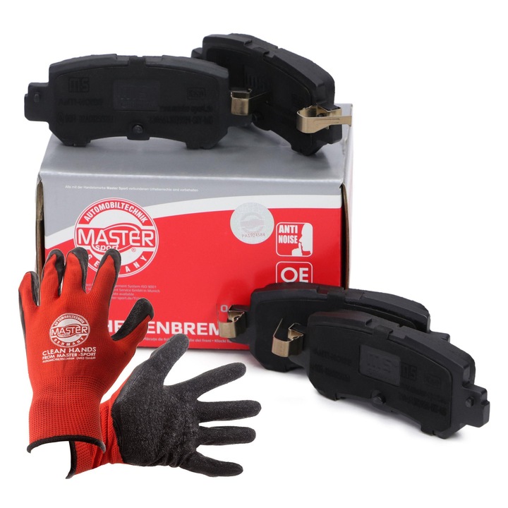 Fékbetét készlet első, Master Sport Germany, 13046135392N-SET-MS