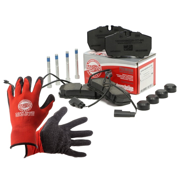 Fékbetét készlet, hátsó, Master Sport Germany, 13046048622N-SET-MS