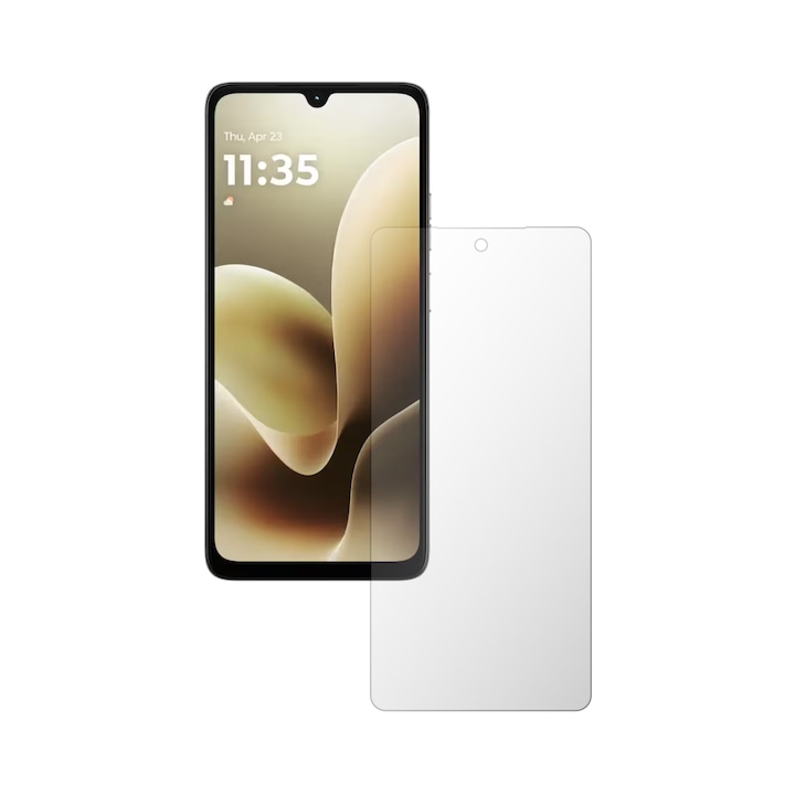 Folie Protectie Ecran Folie24, pentru Motorola Moto G06 Power, 1X Ultra-Clear cu Acoperire Case-Friendly ( Compatibile cu Carcasa ), Adeziva, Flexibila cu Auto Regenerare
