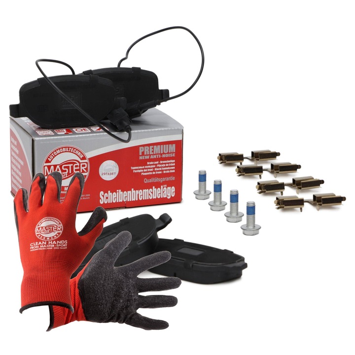 Fékbetét készlet, hátsó, Master Sport Germany, 13046027682N-SET-MS