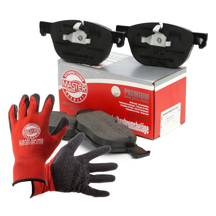 Fékbetét készlet, első, Master Sport Germany, 13046072312N-SET-MS