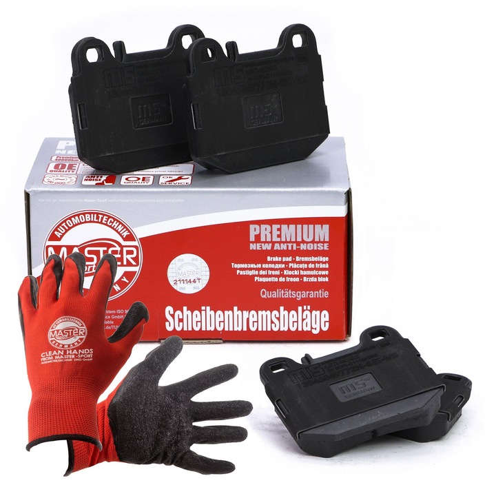 Hátsó fékbetét készlet, Master Sport Germany, 13046049772N-SET-MS