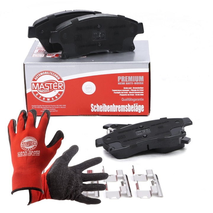 Fékbetét készlet, első, Master Sport Germany, 13046072622N-SET-MS