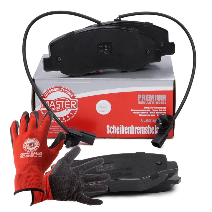 Hátsó fékbetét készlet, Master Sport Germany, 13046048572N-SET-MS