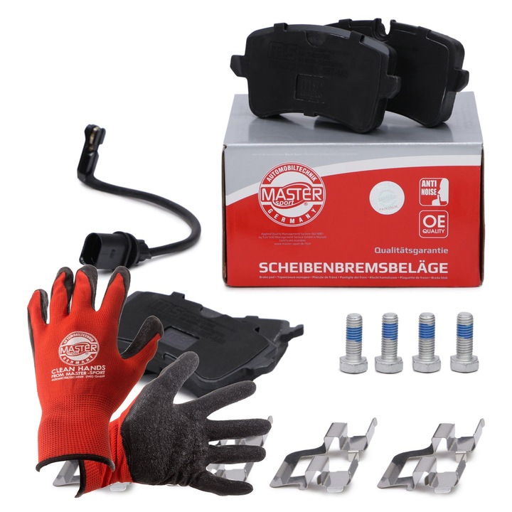 Hátsó fékbetét készlet, Master Sport Germany, 13046027702N-SET-MS