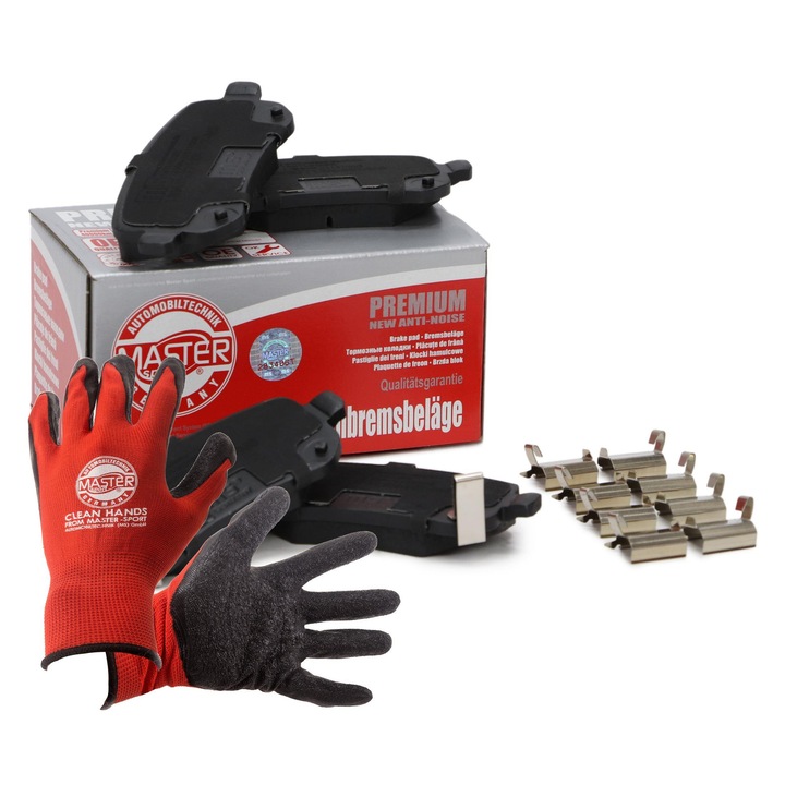 Hátsó fékbetét készlet, Master Sport Germany, 13046027712N-SET-MS