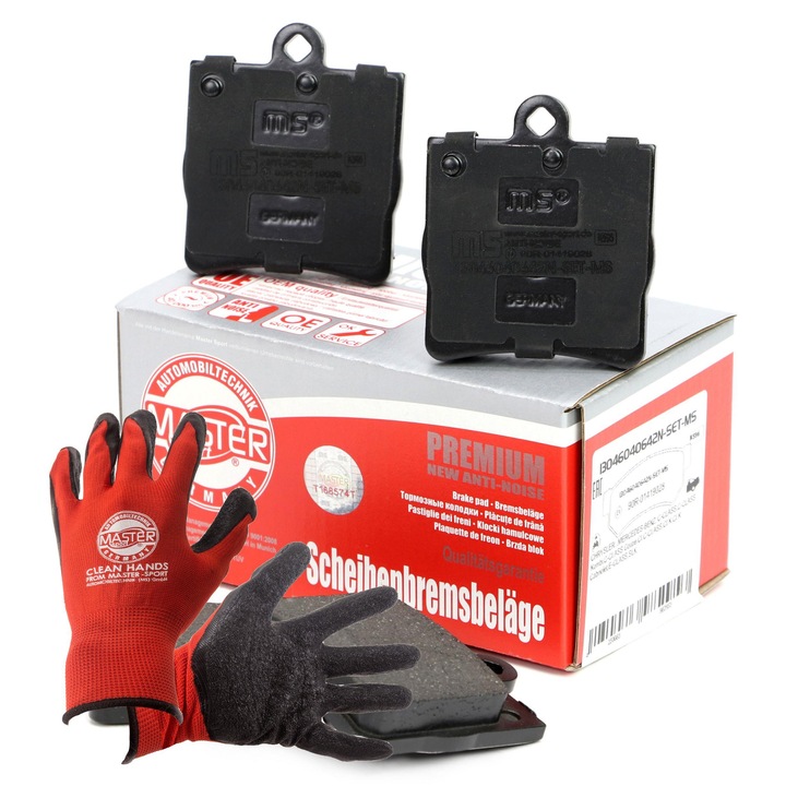 Fékbetét készlet, hátsó, Master Sport Germany, 13046040642N-SET-MS