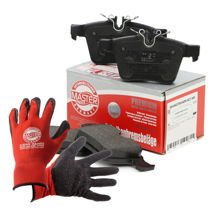 Hátsó fékbetét készlet, Master Sport Germany, 13046073042N-SET-MS