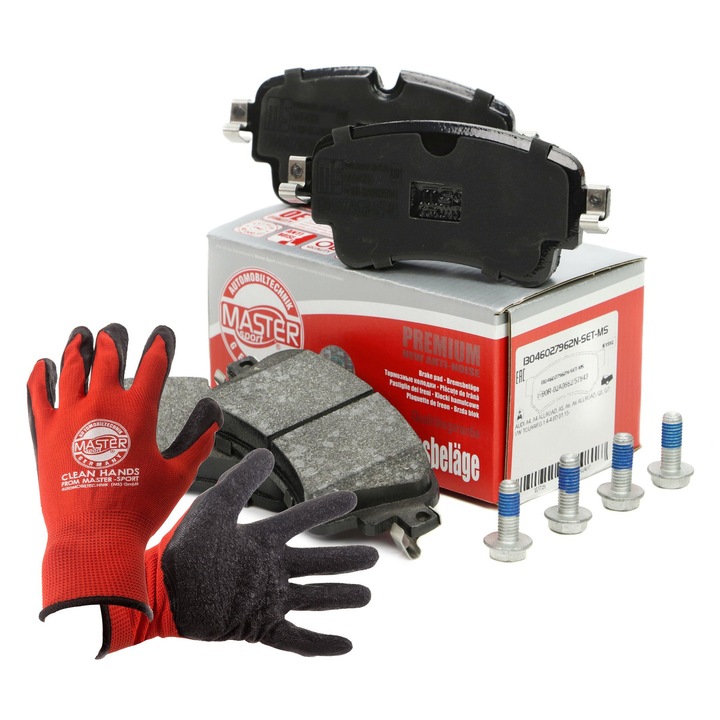 Hátsó fékbetét készlet, Master Sport Germany, 13046027962N-SET-MS