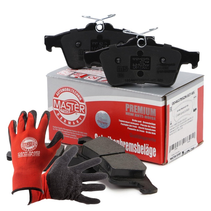 Fékbetét készlet, hátsó, Master Sport Germany, 13046071952N-SET-MS