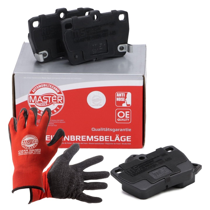 Hátsó fékbetét szett, Master Sport Germany, 13046058492N-SET-MS