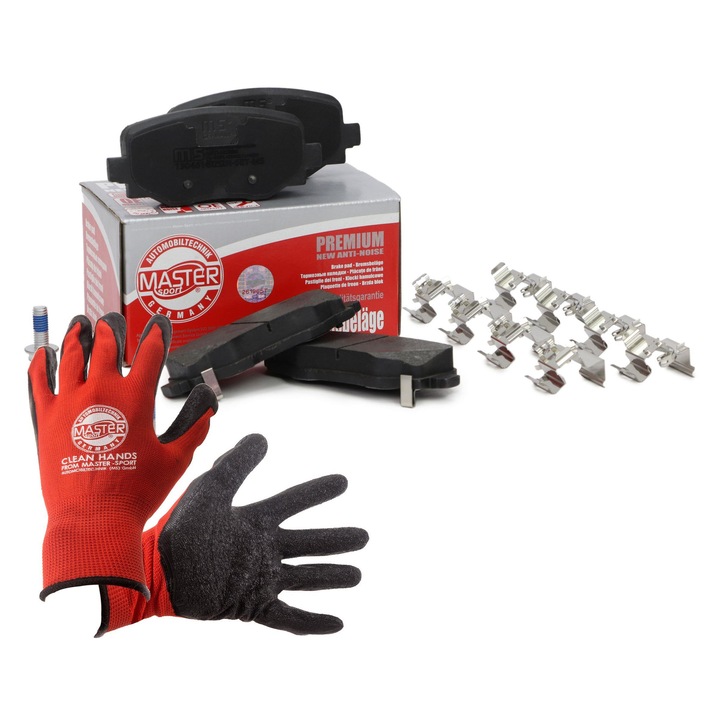 Fékbetét készlet, hátsó, Master Sport Germany, 13046149252N-SET-MS