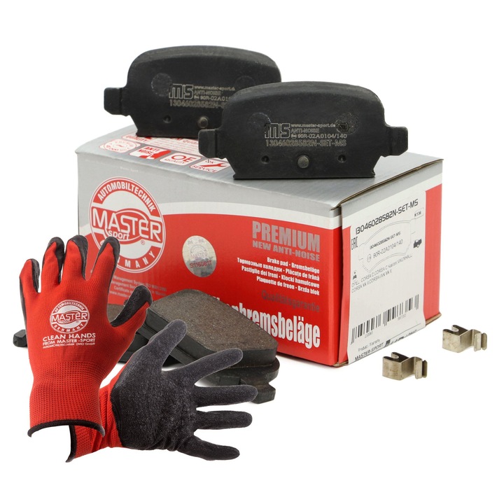 Hátsó fékbetét készlet, Master Sport Germany, 13046028582N-SET-MS