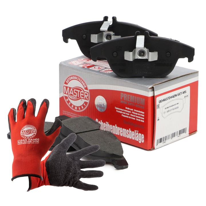 Hátsó fékbetét készlet, Master Sport Germany, 13046072442N-SET-MS