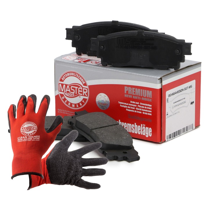 Hátsó fékbetét készlet, Master Sport Germany, 13046144592N-SET-MS