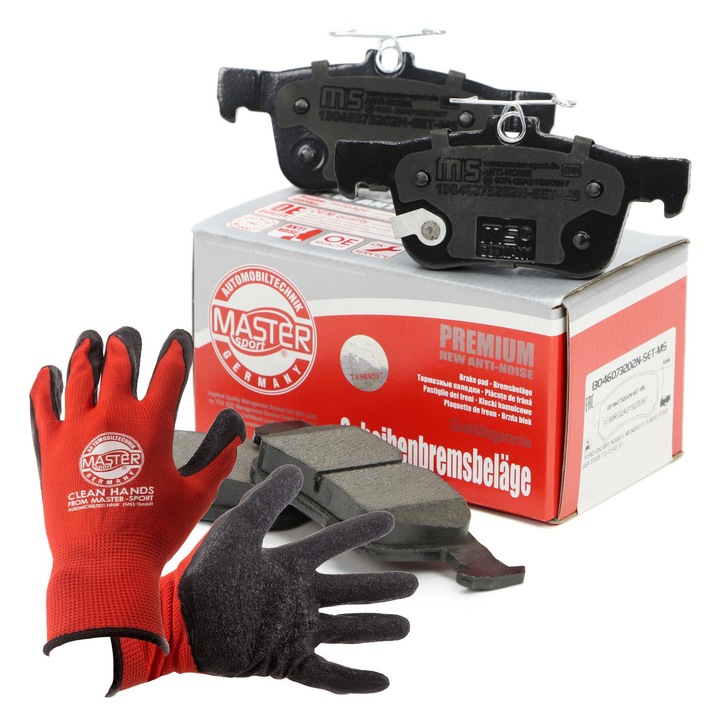 Hátsó fékbetét készlet, Master Sport Germany, 13046073202N-SET-MS