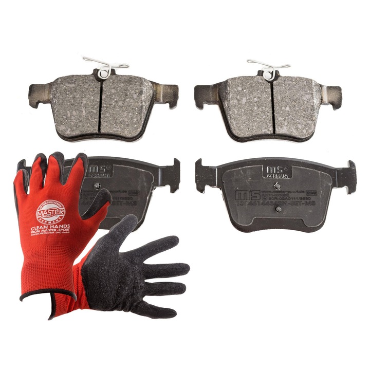Fékbetét készlet, hátsó, Master Sport Germany, 13046144342N-SET-MS