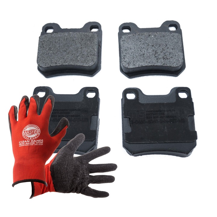 Fékbetét készlet, hátsó, Master Sport Germany, 13046040402N-SET-MS