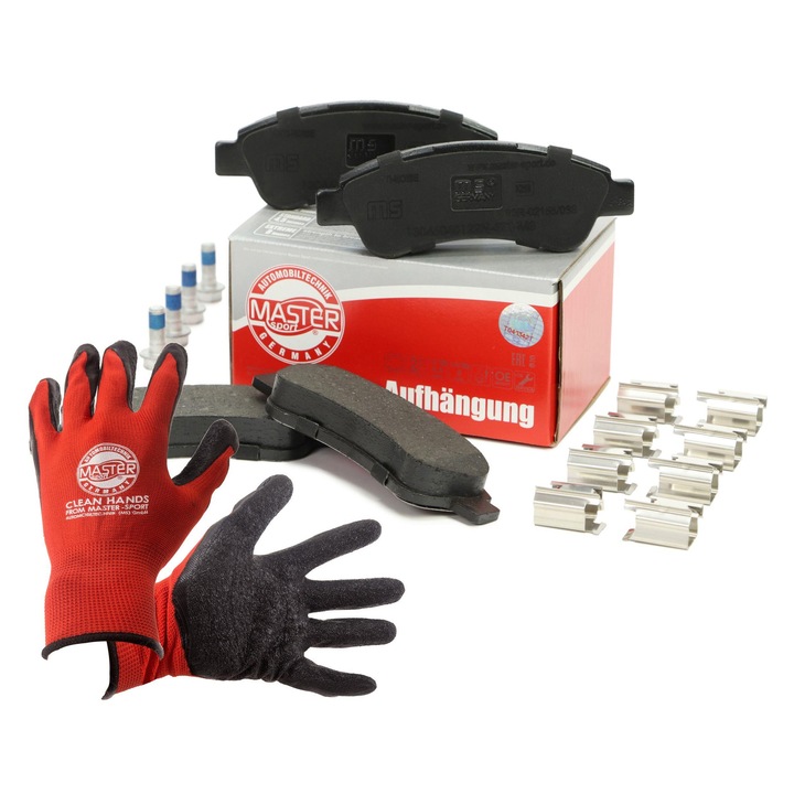 Hátsó fékbetét készlet, Master Sport Germany, 13046048122N-SET-MS