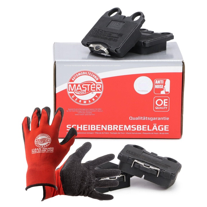 Fékbetét készlet, hátsó, Master Sport Germany, 13046057482N-SET-MS