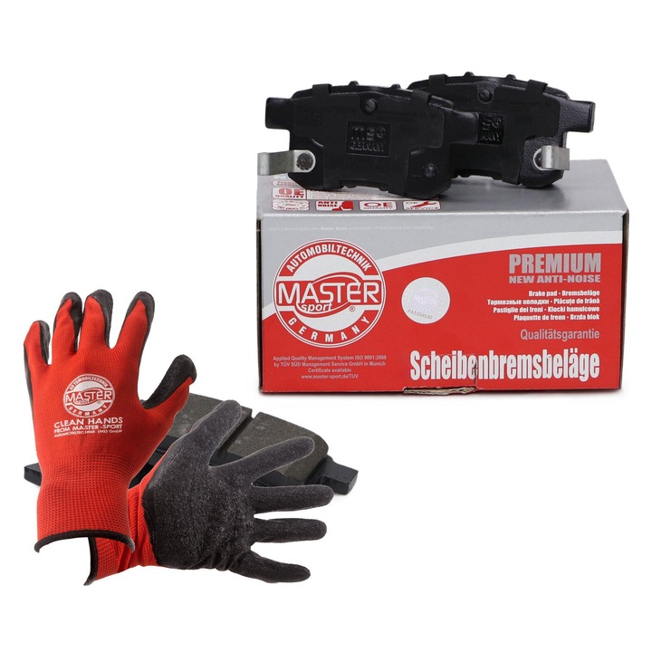 Hátsó fékbetét készlet, Master Sport Germany, 13046134822N-SET-MS