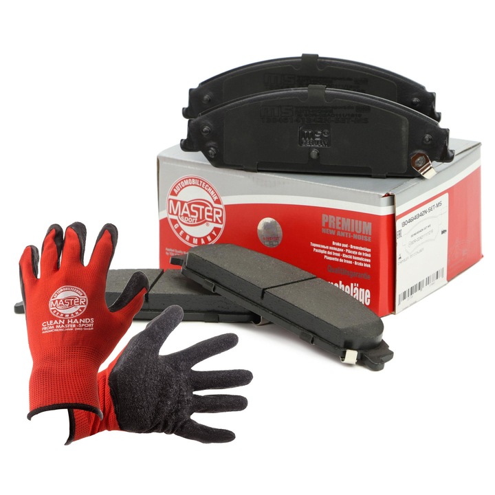 Fékbetét készlet, első, Master Sport Germany, 13046141342N-SET-MS