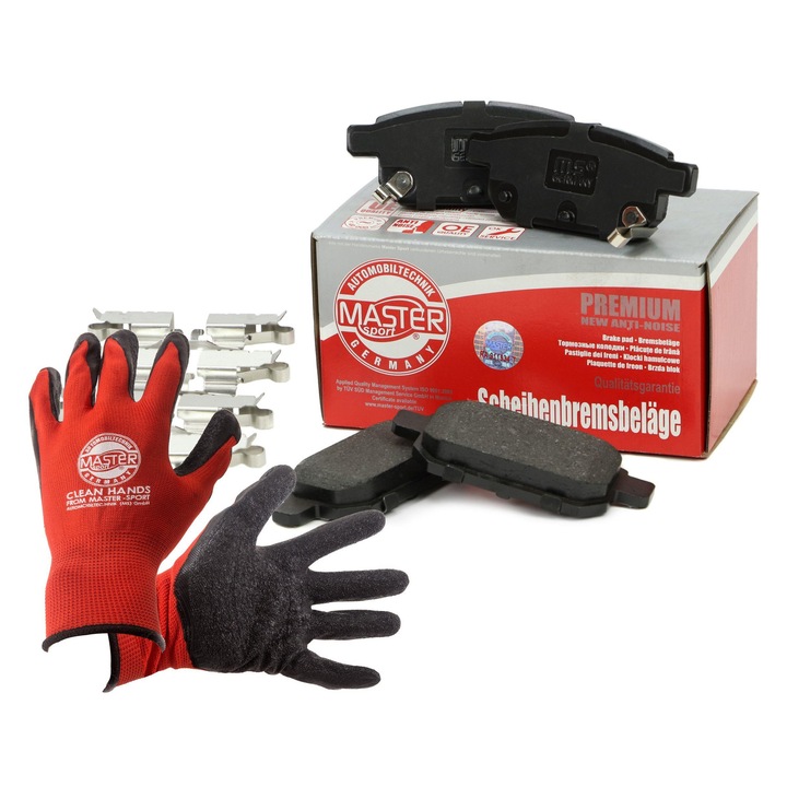 Hátsó fékbetét készlet, Master Sport Germany, 13046056552N-SET-MS