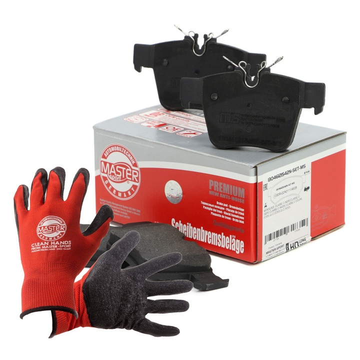 Hátsó fékbetét készlet, Master Sport Germany, 13046121542N-SET-MS