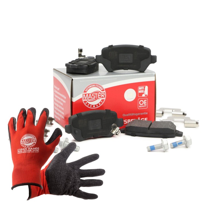 Hátsó fékbetét készlet, Master Sport Germany, 13046028682N-SET-MS