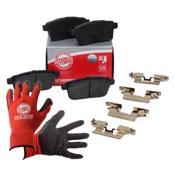 Fékbetét készlet, hátsó, Master Sport Germany, 13046056052N-SET-MS