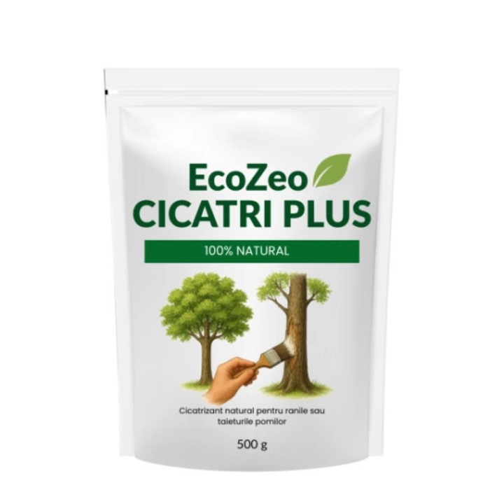 Cicatrizant natural pentru ranile sau taieturile pomilor, EcoZeo Cicatri Plus, 500 grame