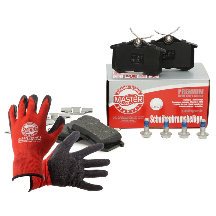 FÉKBETÉTEK KÉSZLET Master-Sport, 2 db, 16mm, 88x52,8mm, többszínű