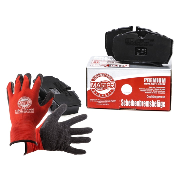 FÉKBETÉTEK Master-Sport, készlet, 110x63,7mm, 20,3mm, többszínű