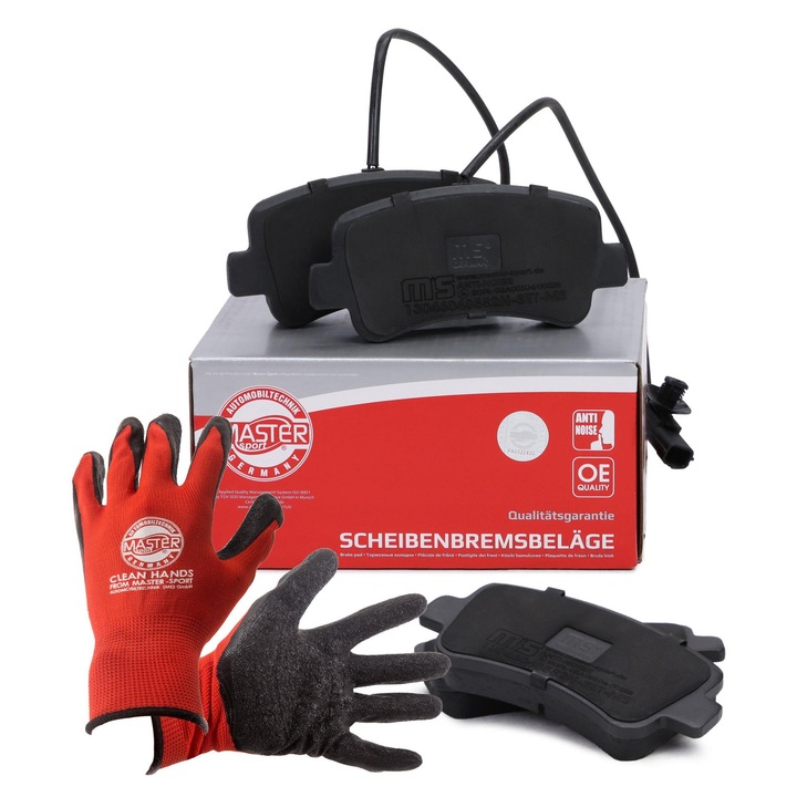 FÉKBETÉT hátsó Master-Sport, készlet, 2 darab, 129x59,6mm, 18,4mm, többszínű