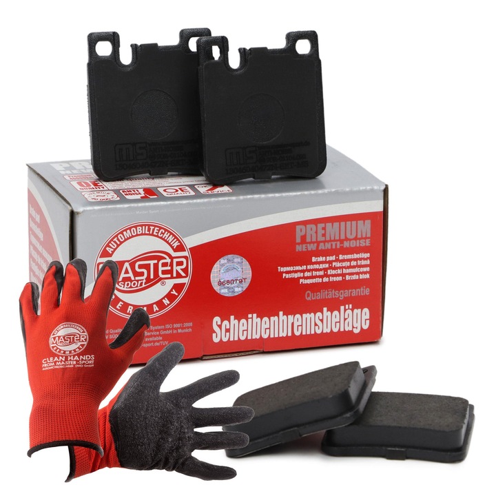 FÉKBETÉTEK KÉSZLET Master-Sport 13046040472N, 15,7mm, 62x69,6mm, többszínű, XL