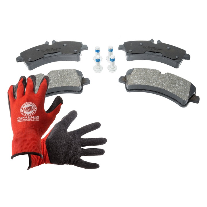 FÉKBETÉTEK Master-Sport készlet, 165x78mm, csillapító támasztékkal, többszínű