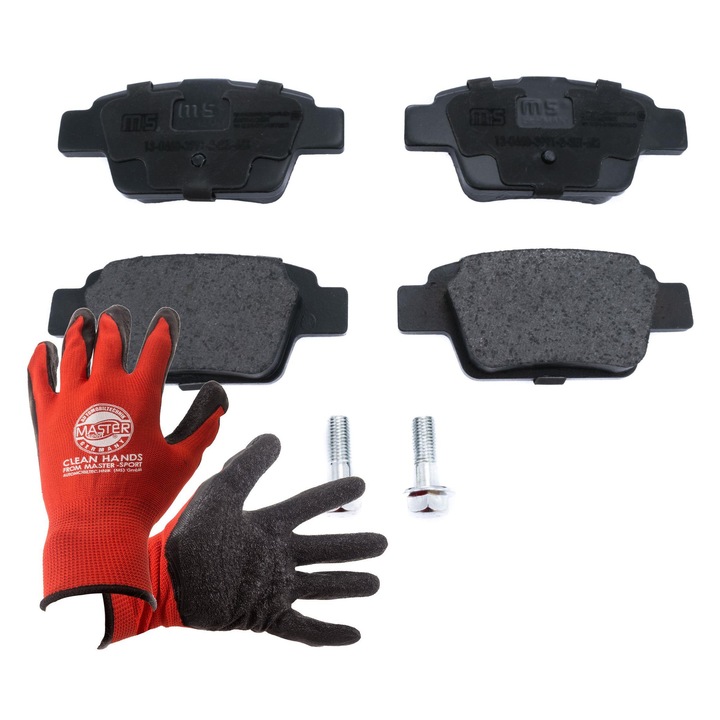 FÉKBETÉTEK KÉSZLET Master-Sport, 2 db, 95x43mm, többszínű