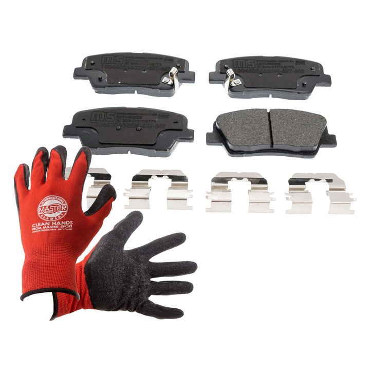 FÉKBETÉT KÉSZLET Master-Sport, Akebono, 117x48,4mm, multicolor