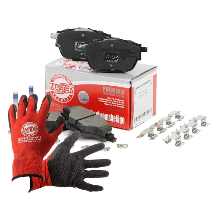 FÉKBETÉT MASTER-SPORT SZETT, 2 db, 106x51,9x55,4mm, többszínű, XL