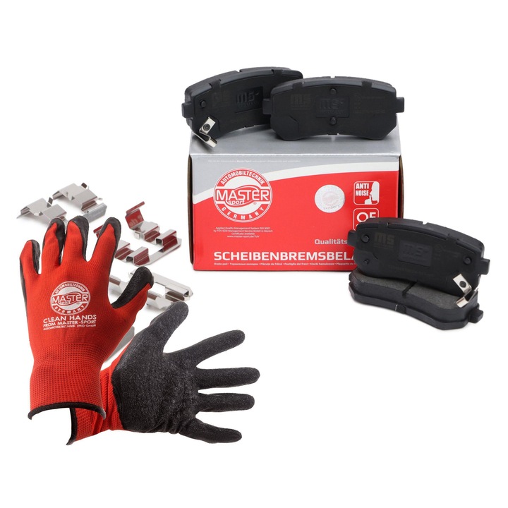 FÉKBETÉTEK KÉSZLET Master-Sport, 15,3mm, 93x41,1mm, többszínű