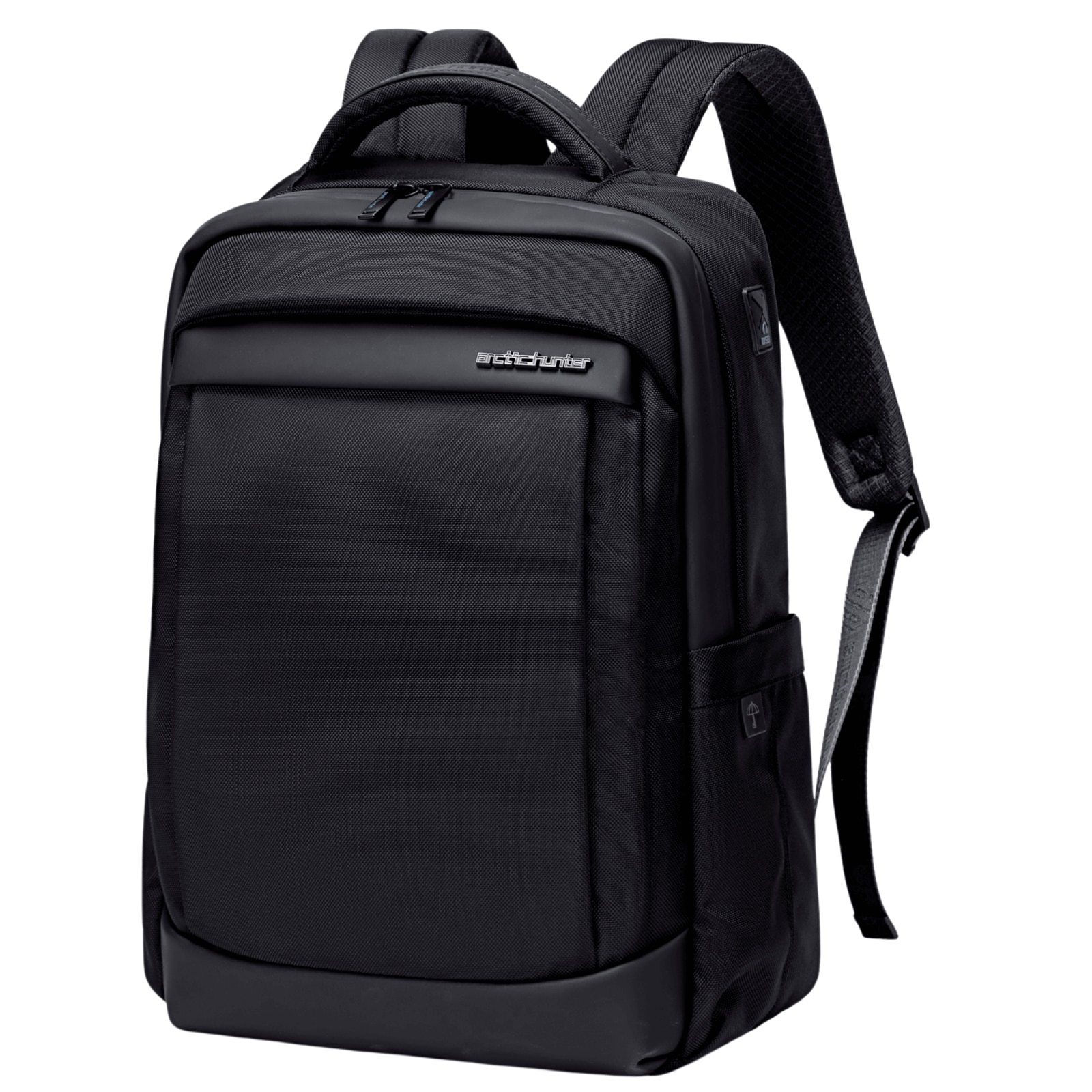 Rucsac business laptop 14,5L cu 10 buzunare, impermeabil si elegant Arctic Hunter B00478black