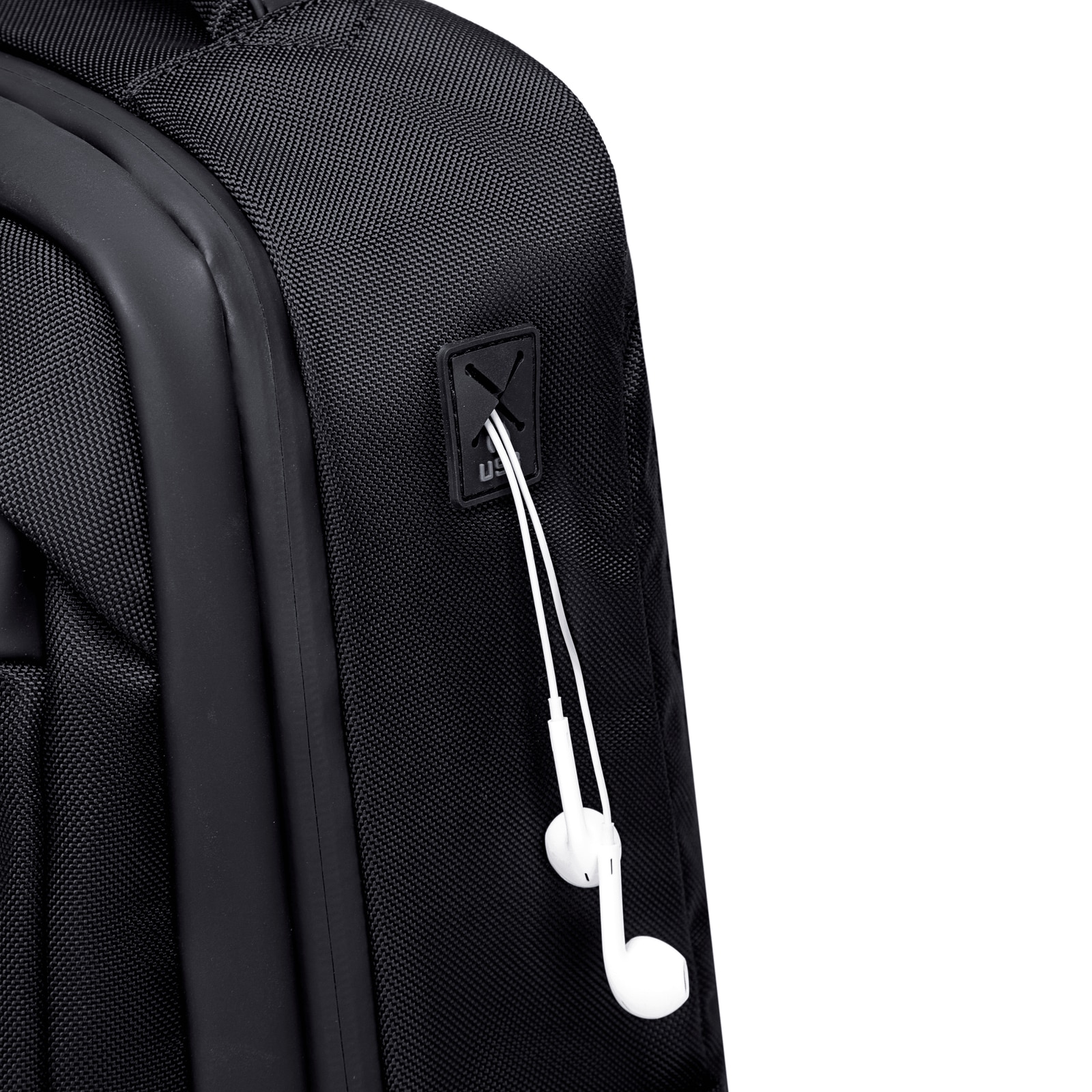 Rucsac business laptop 14,5L cu 10 buzunare, impermeabil si elegant Arctic Hunter B00478black