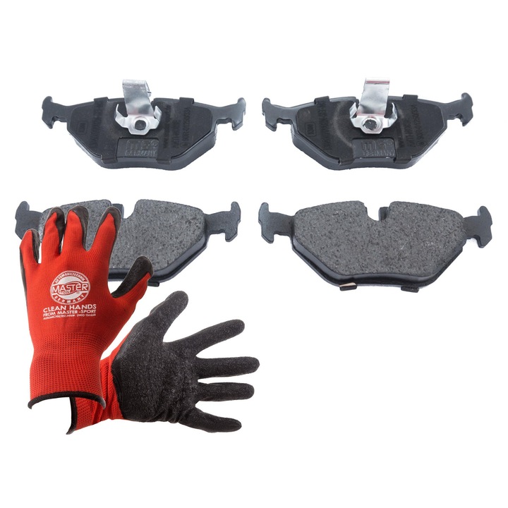 FÉKBETÉT készlet Master-Sport, 13046070902N, lengéscsillapító alátéttel, 123x44,9mm, többszínű