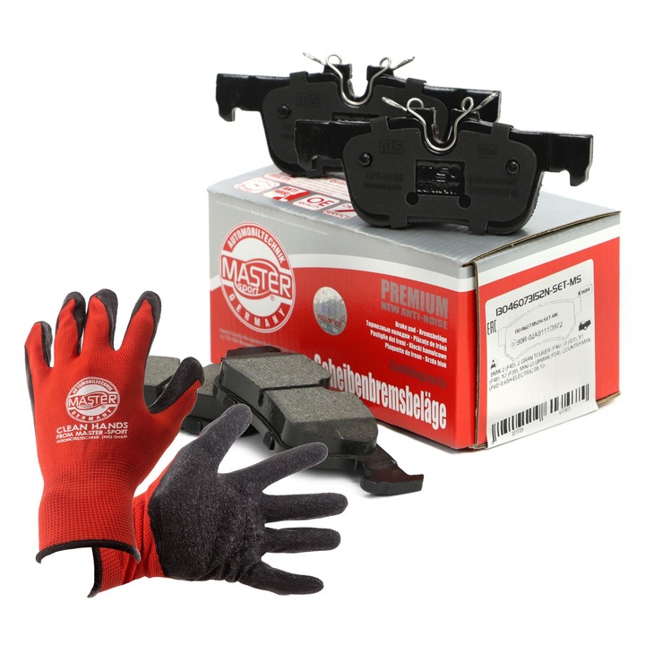 FÉKBETÉT KÉSZLET Master-Sport 13046073152N, 123x47,9mm, 16,2mm, többszínű, XL