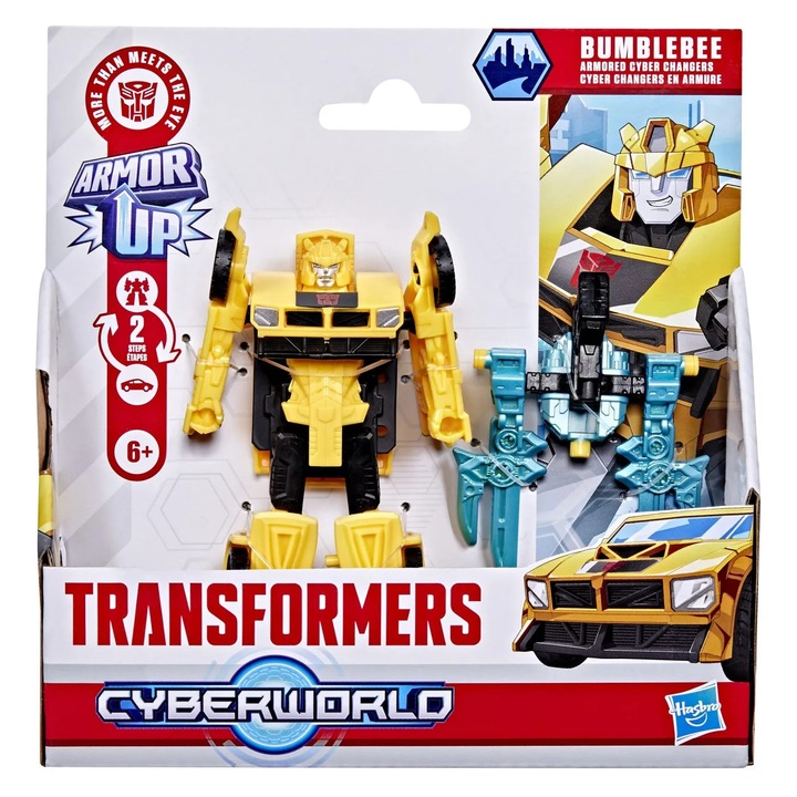 Фигурка Transformers Bumblebee 10 см, трансформираща се, с аксесоари, жълт