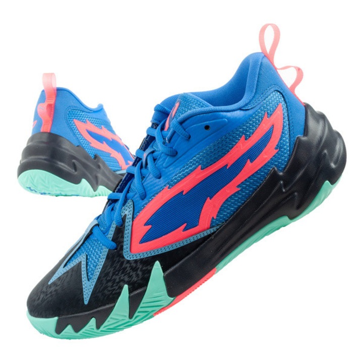 Pantofi sport confortabili de baschet Puma Scoot Zeros, Albastru