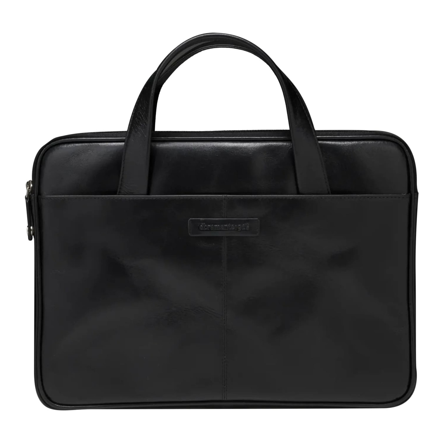 Geantă din piele pentru laptop dbramante Silkeborg 13 inch, neagră, cu compartiment moale