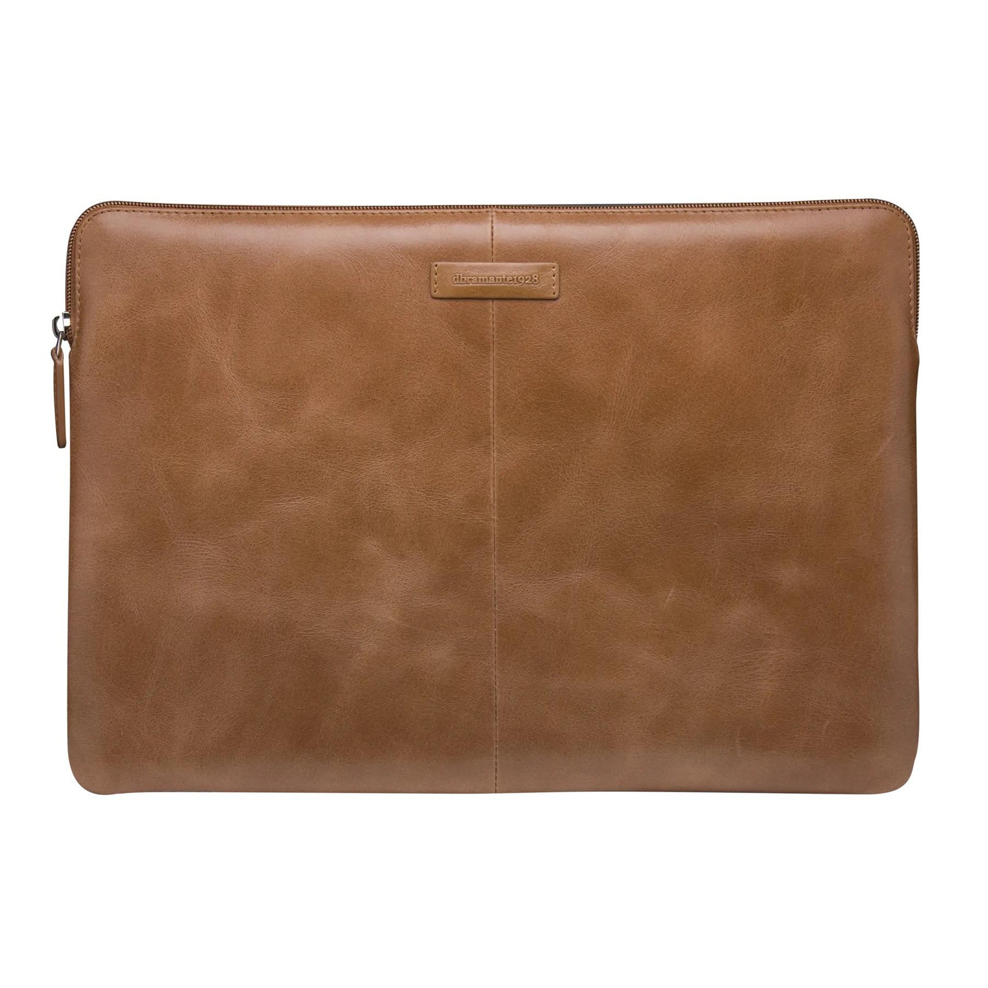 Husa pentru laptop dbramante Skagen Pro, neagră, 14.1 inch, fabricată din piele naturală, design protector